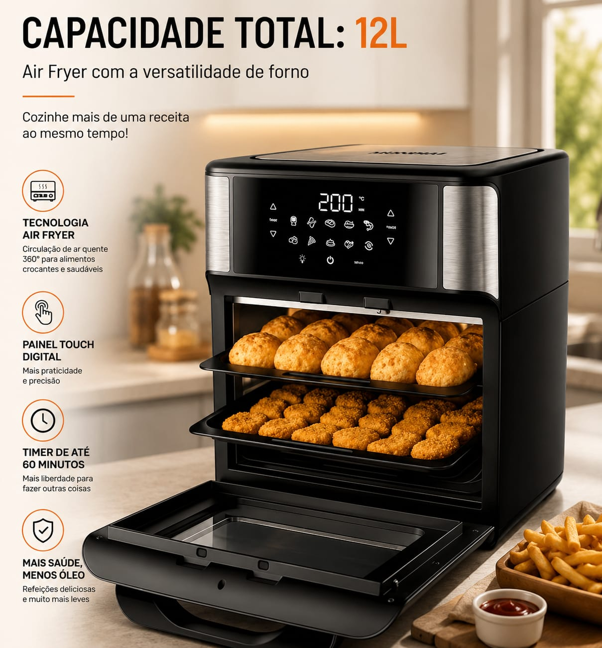 Air Fryer 12 litros